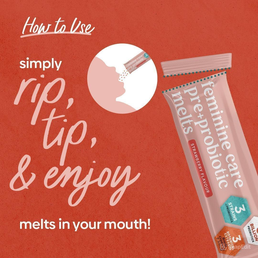 Feminine Care Pre+Probiotic Melts