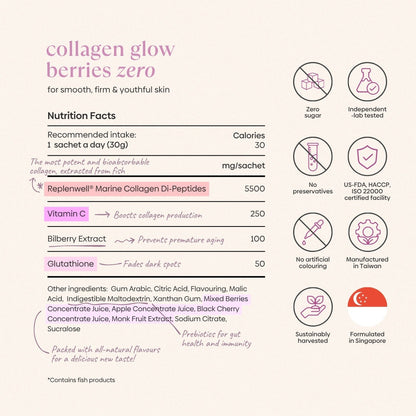 Collagen Glow Berries Zero